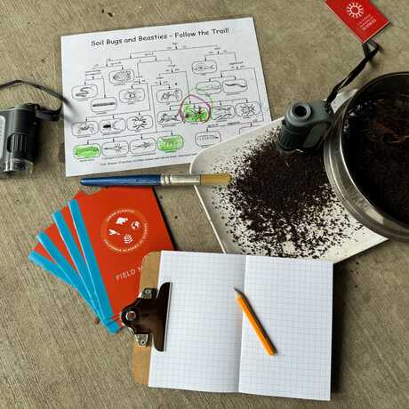 Outdoor exploration tools for Junior Scientist Adventure